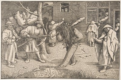 Dziki człowiek lub maskarada Orsona i Valentine, 1566. autorstwa Unbekannt