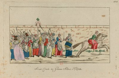 Marsz Kobiet w Wersalu, 5 października 1789, 1789. autorstwa Unbekannt