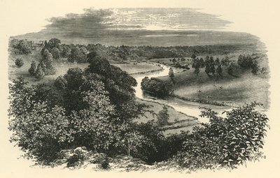 Wye, z zamku Goodrich, c1890. autorstwa Unbekannt
