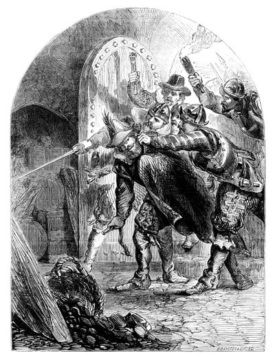 Aresztowanie Guya Fawkesa 1570-1606, c1902 autorstwa Unbekannt