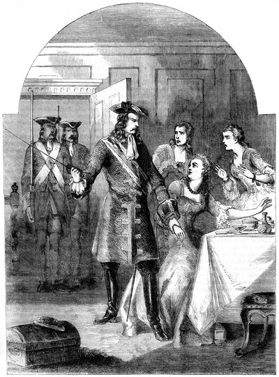 Aresztowanie księżnej Klementyny 1702-1735, XVIII wiek XIX wiek autorstwa Unbekannt
