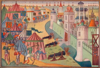 Atak na silne miasto Afryki, 1390 1905 autorstwa Unbekannt