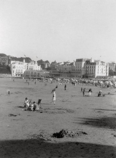 Plaża, Dinard, Bretania, XX wiek autorstwa Unbekannt