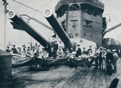 Wielkie działa HMS Nowa Zelandia, c1914 autorstwa Unbekannt