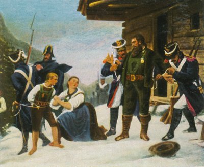 Schwytanie Andreasa Hofera, 1809, 1936. autorstwa Unbekannt