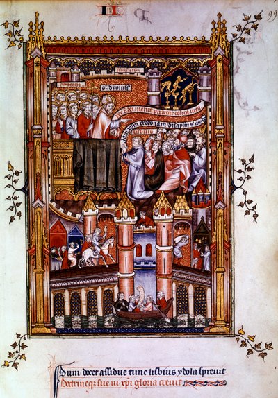 Nawrócenie Lisbiusa, 1317 autorstwa Unbekannt
