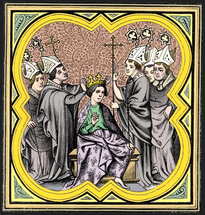 Koronacja Karola Wielkiego 712-814, XIV wiek 1849 autorstwa Unbekannt