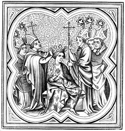 Koronacja Karola Wielkiego 712-814, XIV wiek 1849 autorstwa Unbekannt