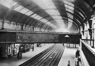 Przebieg akweduktu Westbourne nad Sloane Square Station, Londyn, 1926-1927 autorstwa Unbekannt