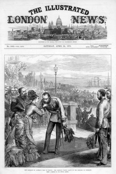 Okładka The Illustrated London News, 24 kwietnia 1875 r. autorstwa Unbekannt