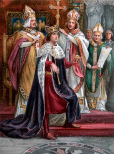 Koronacja Edwarda I, Westminster, 19 sierpnia 1274, 1902 autorstwa Unbekannt