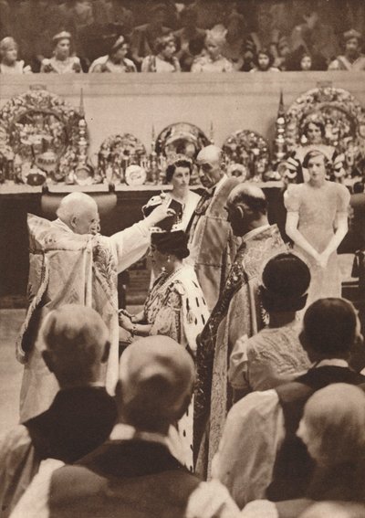 Koronacja królowej Elżbiety, żony króla Jerzego VI, 1937 autorstwa Unbekannt