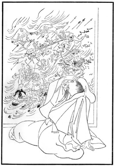 Śmierć Kose no Hirotaka, 1886 r. autorstwa Unbekannt