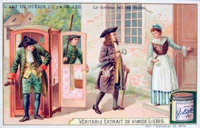 Wizyty lekarza, ok. 1900 autorstwa Unbekannt