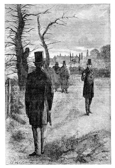 Pojedynek między księciem Wellington a hrabią Winchelsea, 1829 c1895 autorstwa Unbekannt