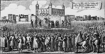 Egzekucja księcia Monmouth, Tower Hill, Londyn, 15 lipca 1685 1903 autorstwa Unbekannt