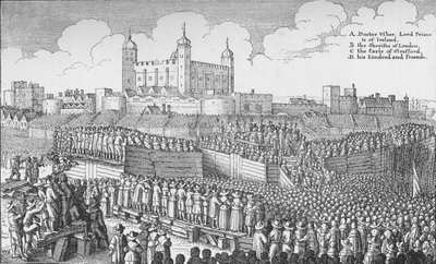 Egzekucja hrabiego Strafforda na Tower Hill, Londyn, 12 maja 1641 1903 autorstwa Unbekannt
