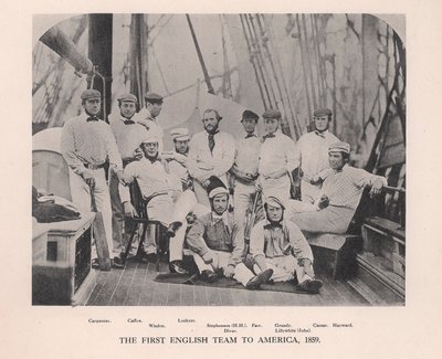 Pierwsza angielska drużyna krykieta w Ameryce, 1859 1912 autorstwa Unbekannt