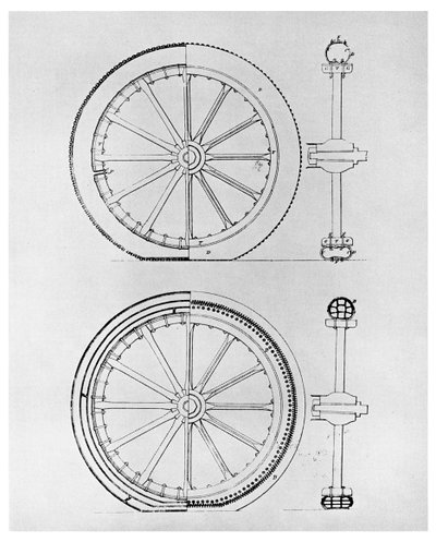 Pierwsza opona pneumatyczna, 1845 1956 autorstwa Unbekannt