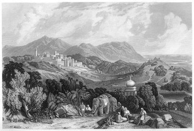 Twierdza Nahan w dominium Oude, Indie, ok. 1860 r. autorstwa Unbekannt