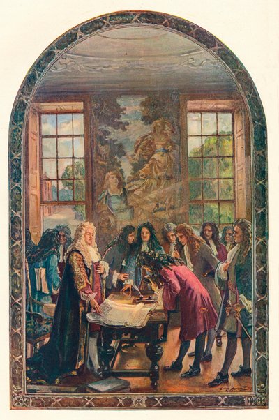 Założenie Banku Anglii, 1694 1905. autorstwa Unbekannt