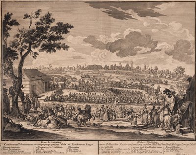 Wolna elekcja Augusta II na podwarszawskiej Woli 1697, 1700 autorstwa Unbekannt