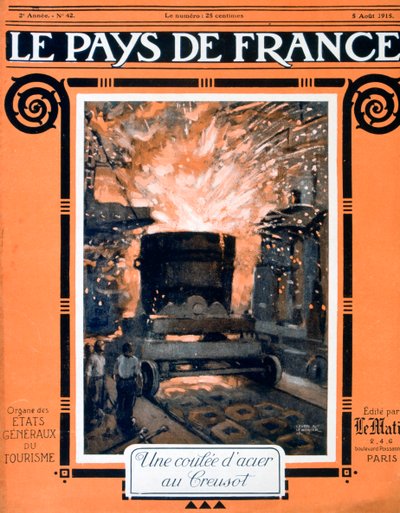 Okładka Le Pays de France, 5 sierpnia 1915 r autorstwa Unbekannt