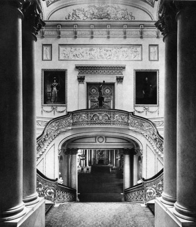 Wielkie schody w Pałacu Buckingham, Londyn, 1935 autorstwa Unbekannt