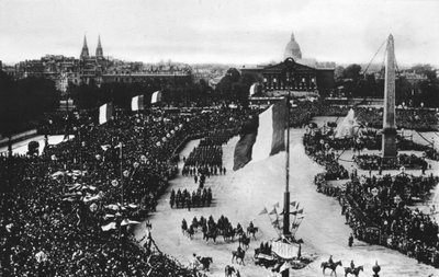 Wielka Parada Zwycięstwa, Paryż, Francja, 14 lipca 1919 autorstwa Unbekannt