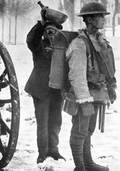 Człowiek od gorącej zupy na froncie, I wojna światowa, 1916, ok. 1920 autorstwa Unbekannt