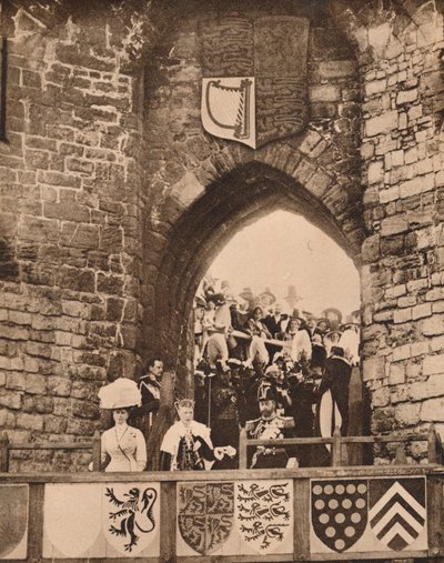 Inwestytura księcia Walii w zamku Caernarvon, 13 lipca 1911 1935 autorstwa Unbekannt