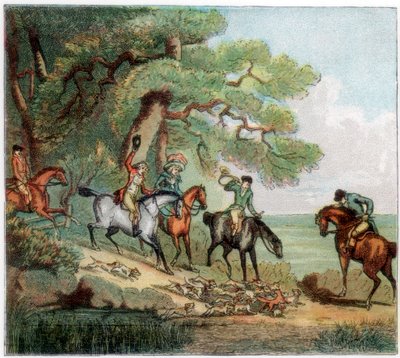 Zabójstwo, polowanie na lisy, 1787 1890 autorstwa Unbekannt
