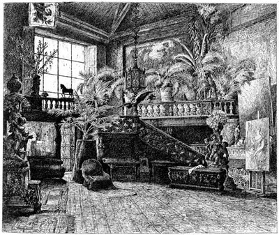 Większa pracownia Hansa Makarta, Wiedeń, Austria, c1880-1882 autorstwa Unbekannt
