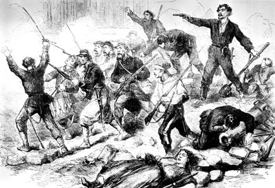 Ostatnia bitwa komunardów maj 1871, Komuna Paryska autorstwa Unbekannt