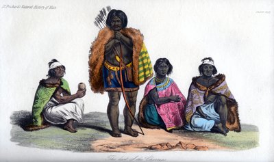 Ostatni z Charrua, 1848 autorstwa Unbekannt