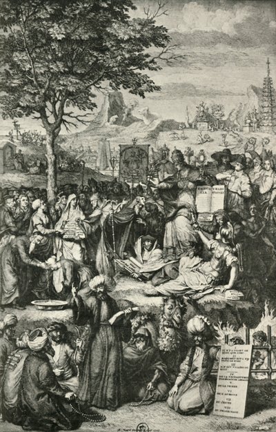 Główne religie świata, c1723, 1908. autorstwa Unbekannt