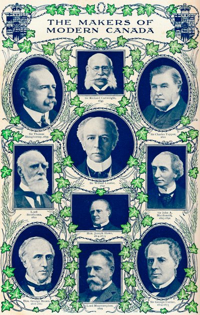 Twórcy współczesnej Kanady, 1909 autorstwa Unbekannt