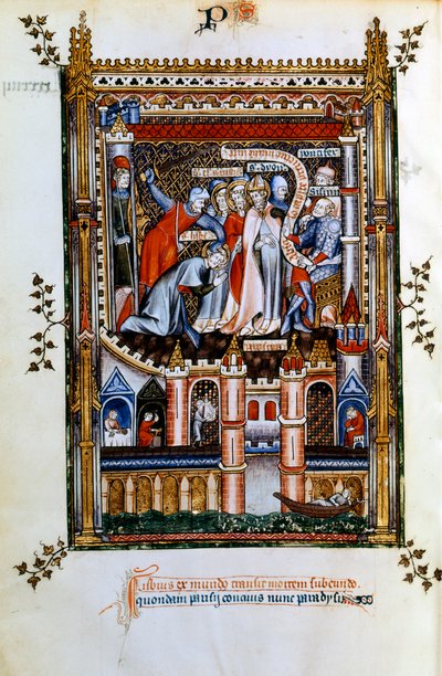 Męczeństwo Lisbiusza, 1317 autorstwa Unbekannt