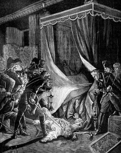 Morderstwo cara Rosji Pawła I, marzec 1801 1882-1884 autorstwa Unbekannt
