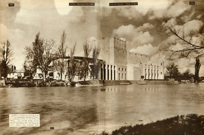 Nowy Shakespeare Memorial Theatre, Stratford-upon-Avon, Warwickshire, 1932, 1935. autorstwa Unbekannt