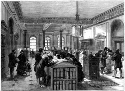 Nowy urząd rejestru testamentów, Somerset House, Londyn, 1875 r autorstwa Unbekannt