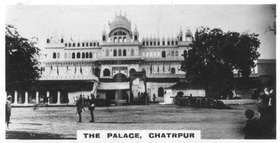 Pałac Chattarpur, Indie, ok. 1925 r. autorstwa Unbekannt