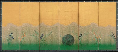 Równina Musashi, ok. 1760 autorstwa Unbekannt