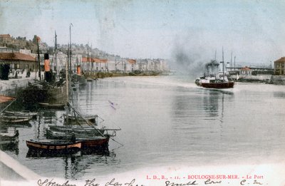 Port w Boulogne, Francja, 1904 autorstwa Unbekannt