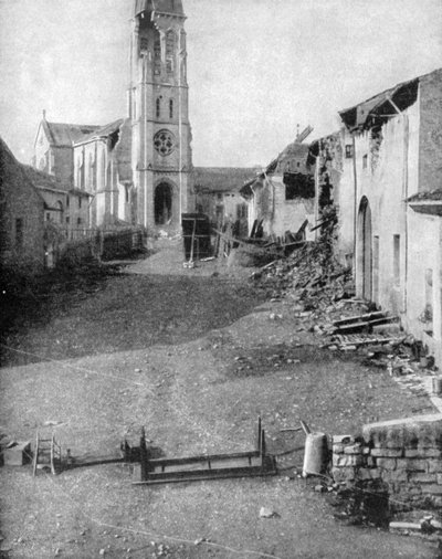 Ruiny wsi w Lotaryngii, I wojna światowa, 1915 autorstwa Unbekannt