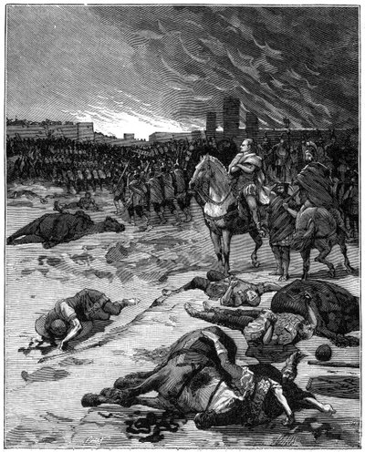 Splądrowanie Rzymu przez Wandalów, 455 1882-1884 autorstwa Unbekannt