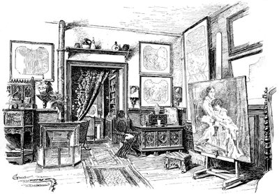 Mniejsza pracownia Paula-Jacquesa-Aime Baudry, c1880-1882 autorstwa Unbekannt