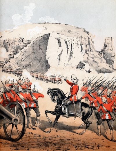 Szturm na Magdalę, Etiopia, 13 kwietnia 1868 autorstwa Unbekannt