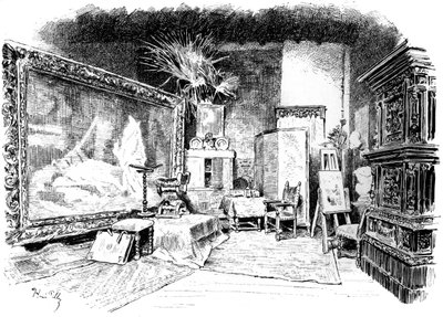 Pracownia Karla von Piloty, ok. 1880-1882 autorstwa Unbekannt