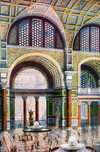 Tepidarium Term Karakalli, Rzym, Włochy, 1933-1934 autorstwa Unbekannt